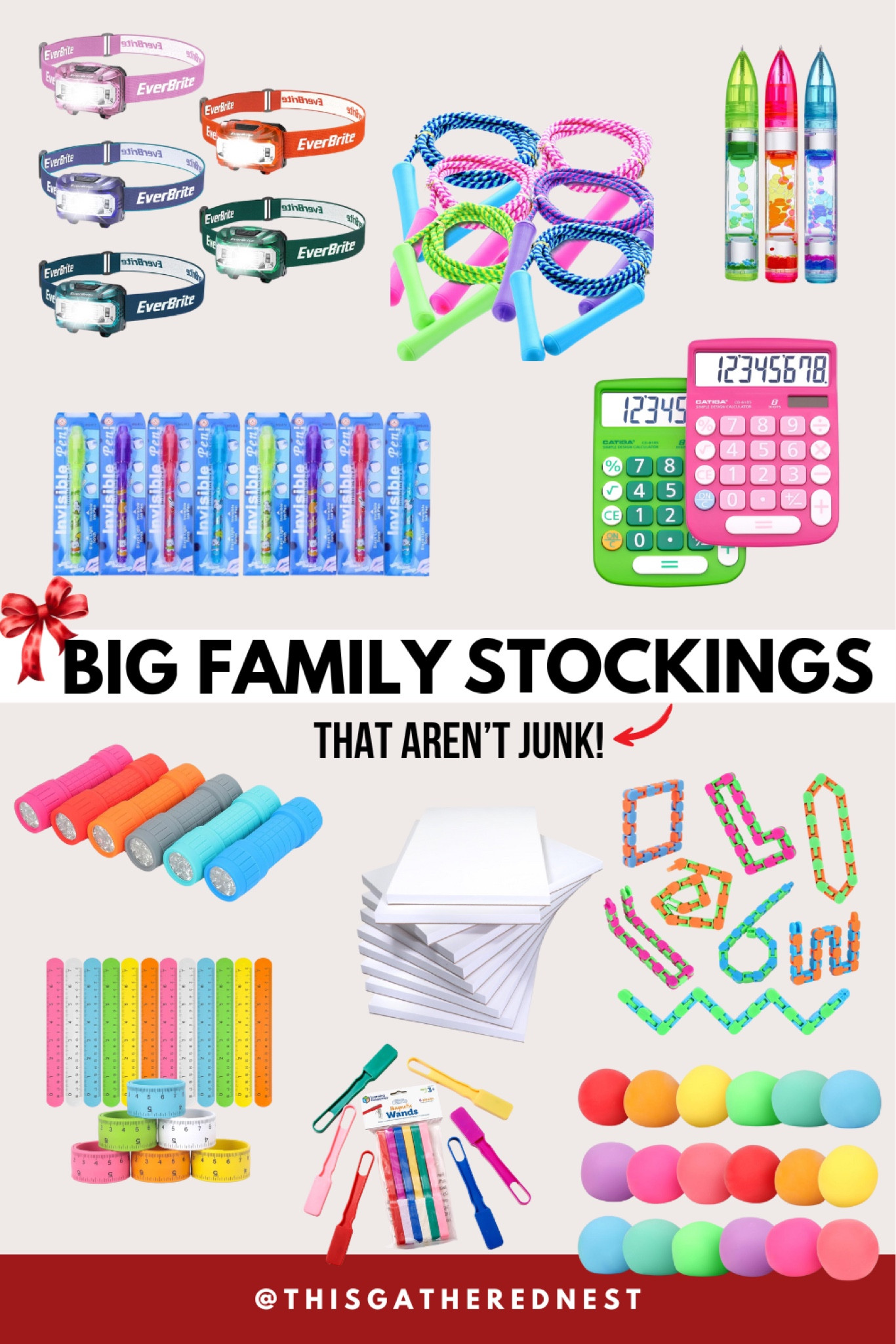 Big family stocking stuffer ideas! Things that come in multi packs that can be split up amongst siblings! 

#LTKFamily #LTKKids #LTKGiftGuide