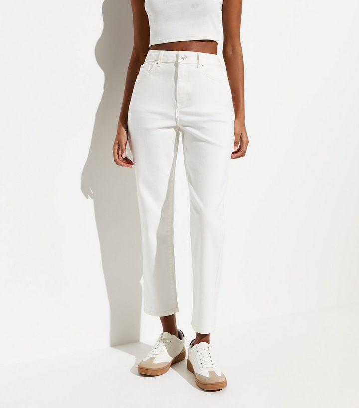 Off White Hannah Straight Leg Jeans | New Look | New Look (UK)