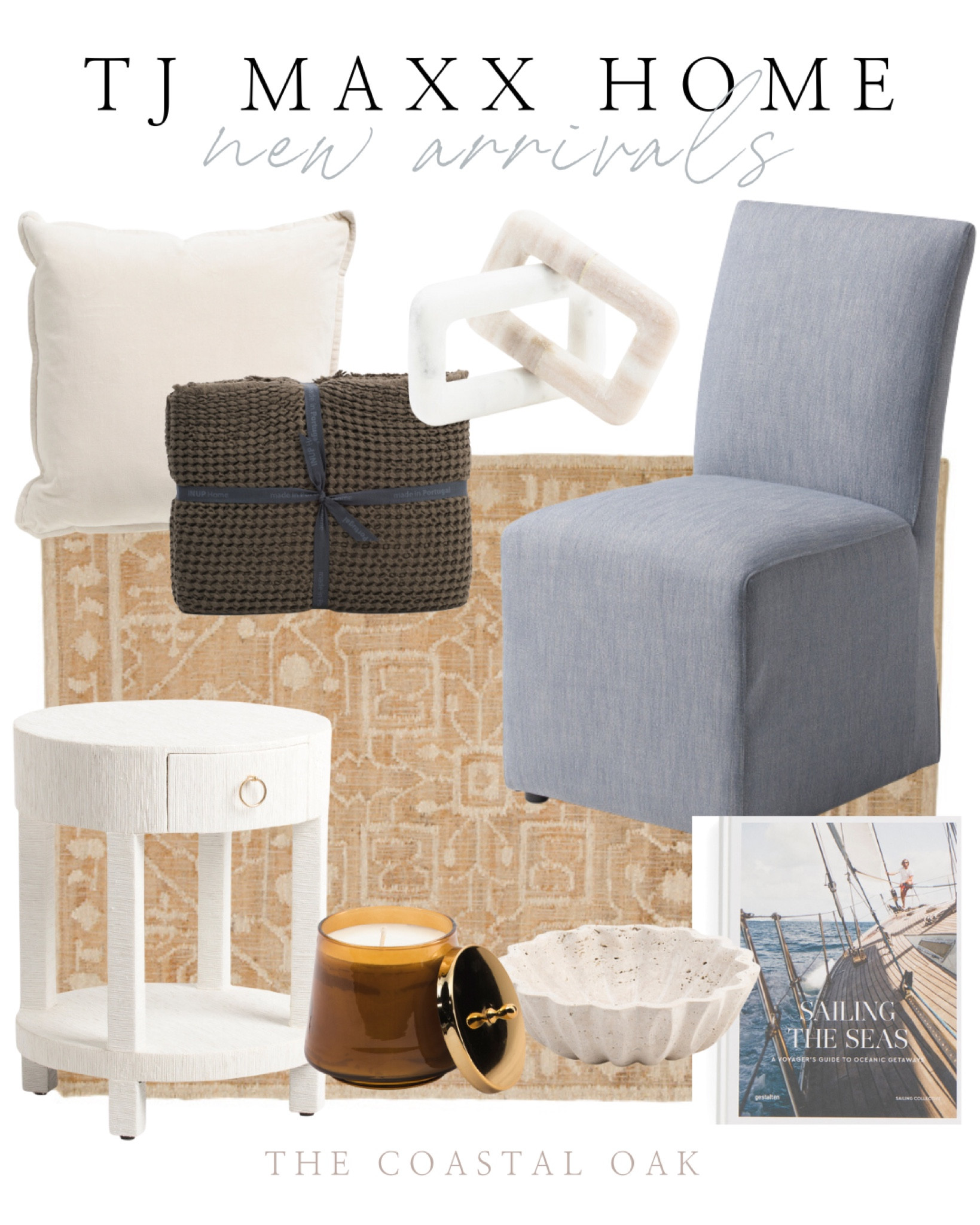 Coastal fall new arrival looks from
TJ Maxx.

#LTKhome #LTKover40 #LTKSeasonal