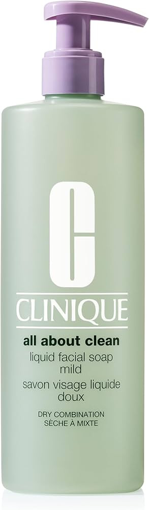 Clinique 3-Step All About Clean Liquid Gentle Facial Cleanser Soap For Dry Combination Skin | Typ... | Amazon (US)