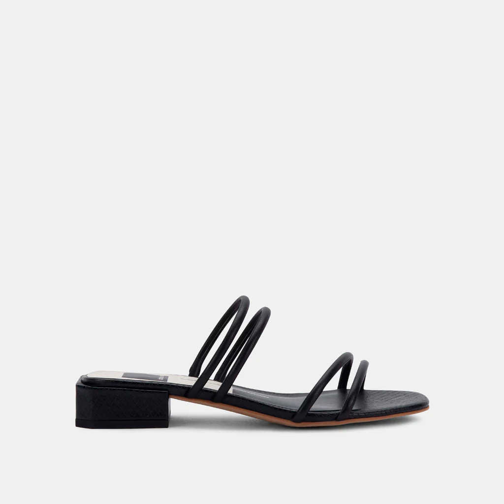 HAIZE SANDALS BLACK STELLA | DolceVita.com