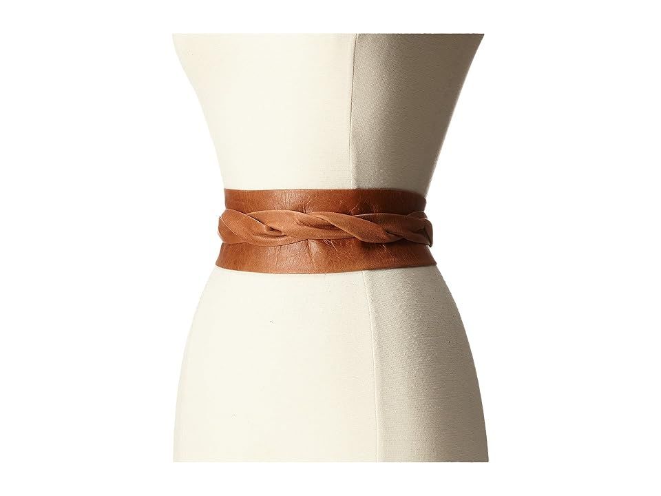 ADA Collection Obi Classic Wrap Belt (Cognac) Women's Belts | Zappos