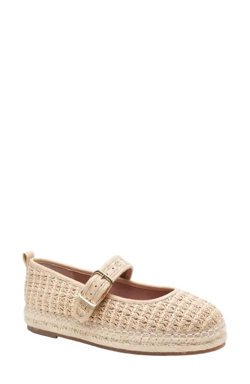 Linea Paolo Marjorie Mary Jane Flat in Natural at Nordstrom, Size 7 | Nordstrom