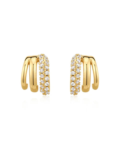 The Multi Piercing Huggies (Gold Ships Late July) | Luv Aj