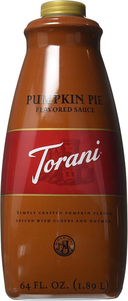 Torani Pumpkin Pie Sauce(64 Fl Oz) | Amazon (US)