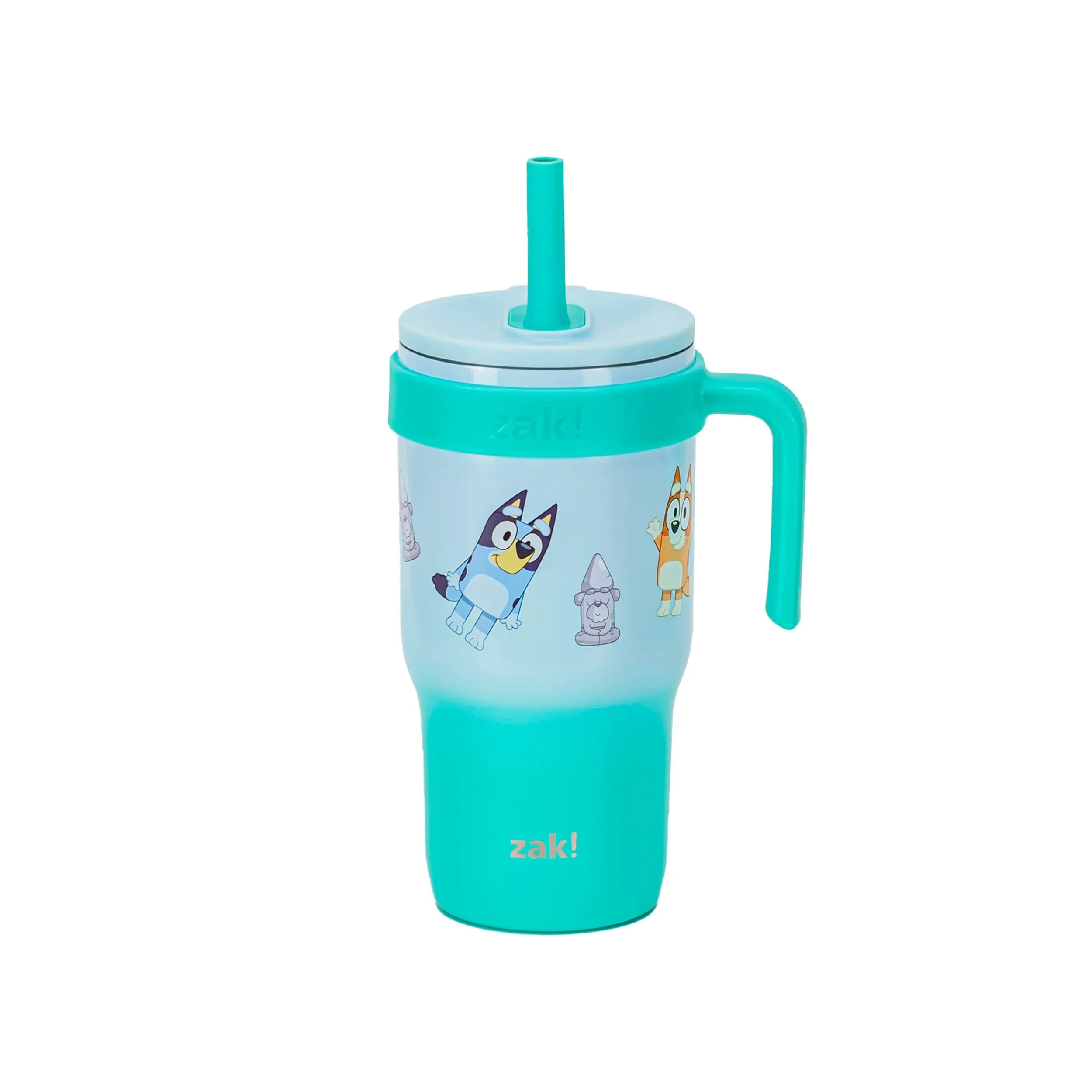 Zak Designs 18oz Bluey Kids Straw Handle Tumbler - Walmart.com | Walmart (US)