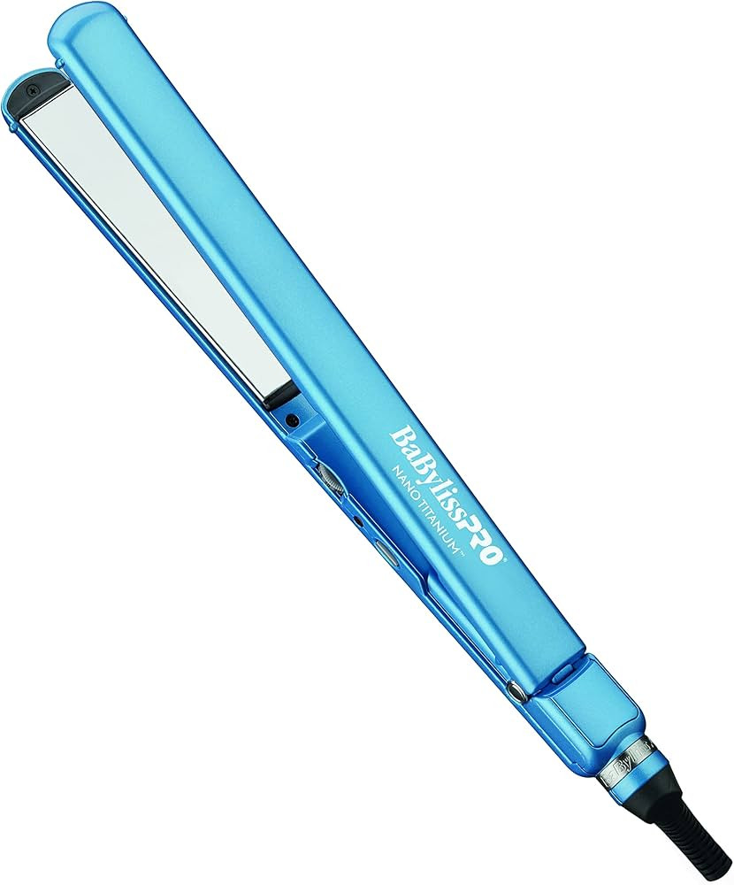 BabylissPRO Nano Titanium Ultra-Thin Hair Straightener, Professional Flat Iron For All Hair Types | Amazon (US)