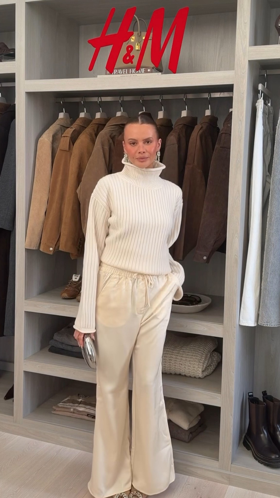 I’m wearing a size S in the trousers and M in the jumper 🤍

#LTKeurope #LTKpartywear #LTKuk