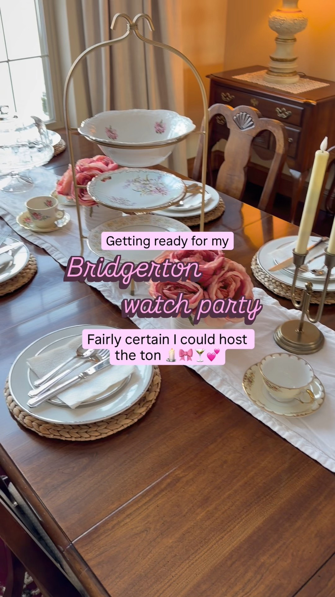 Valentine’s Bridgerton watch party 

#LTKValentine #LTKHome #LTKdayinmylife