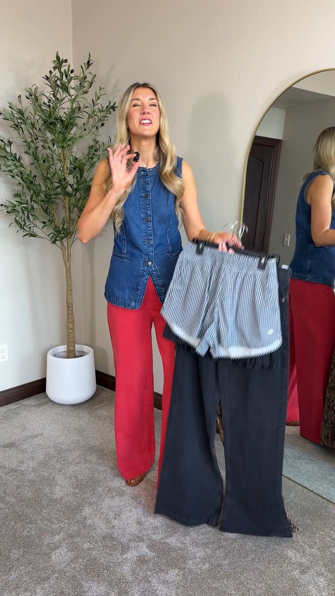 Wearing my true medium tall in all 

Linen pants, tall sweatpants, denim vest, favorites, tall active shorts, skort, skirt, wide leg jeans 

#LTKSeasonal #LTKSaleAlert #LTKTall