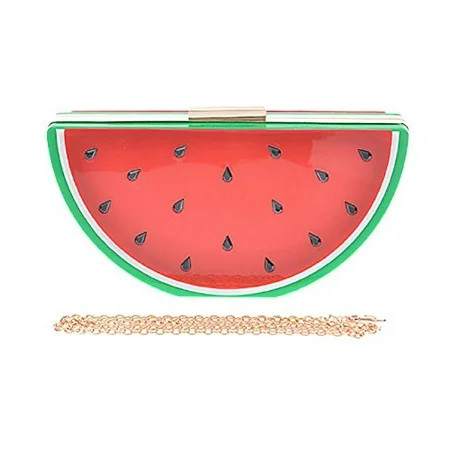 2Chique Boutique Women's Hard Case Watermelon Clutch | Walmart (US)