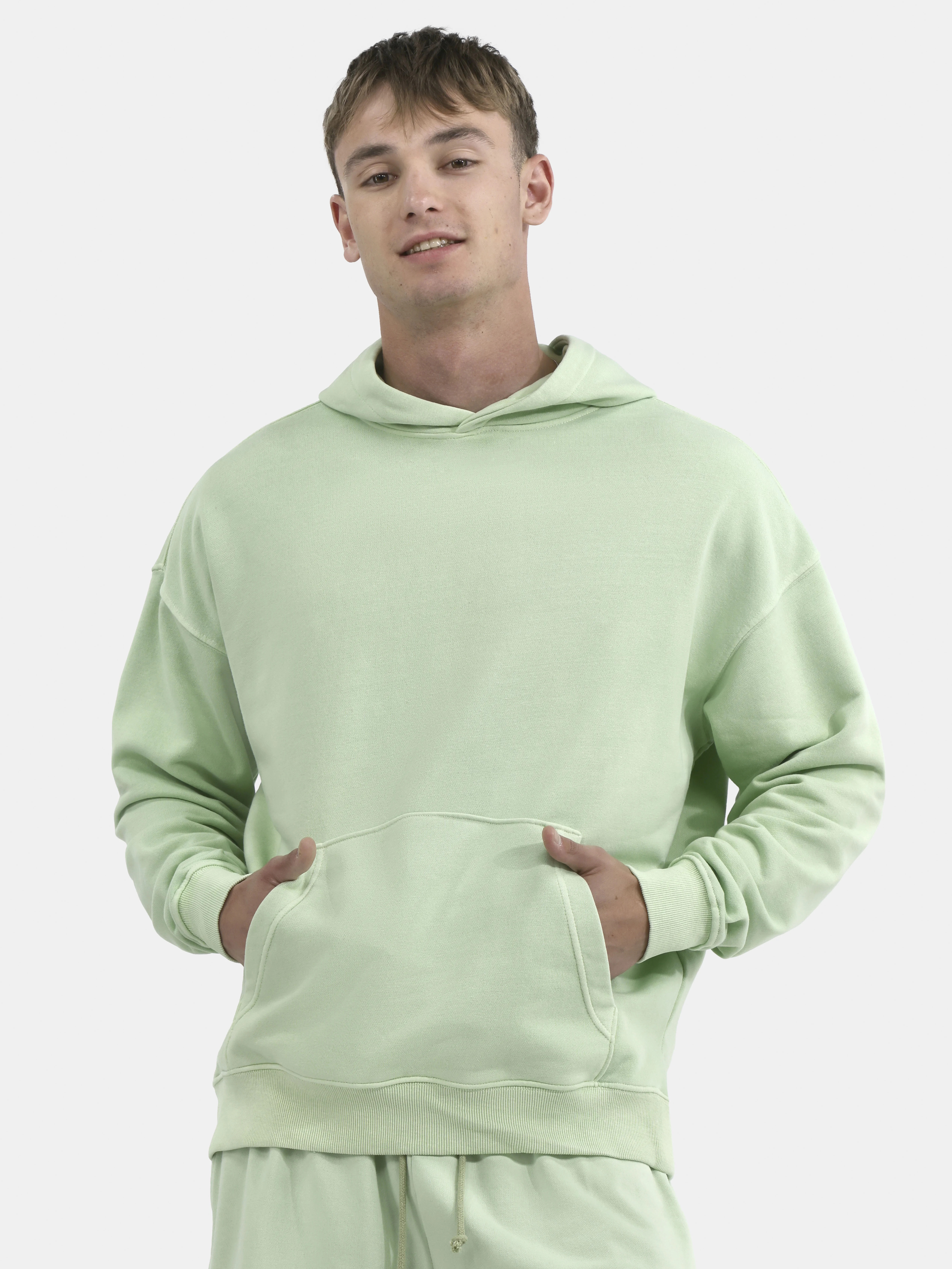 No Boundaries All Gender Oversized Fleece Hoodie Sweatshirt, Men's Sizes XS-5XL | Walmart (US)