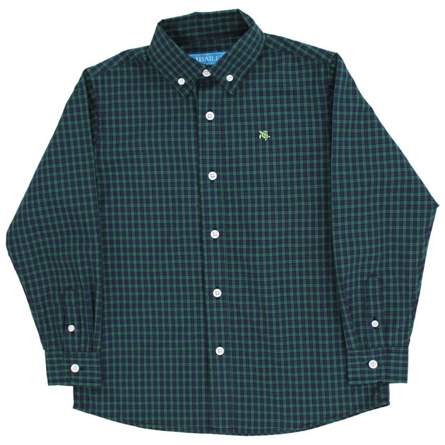 Roscoe Button Down Shirt - Sterling | The Bailey Boys, inc