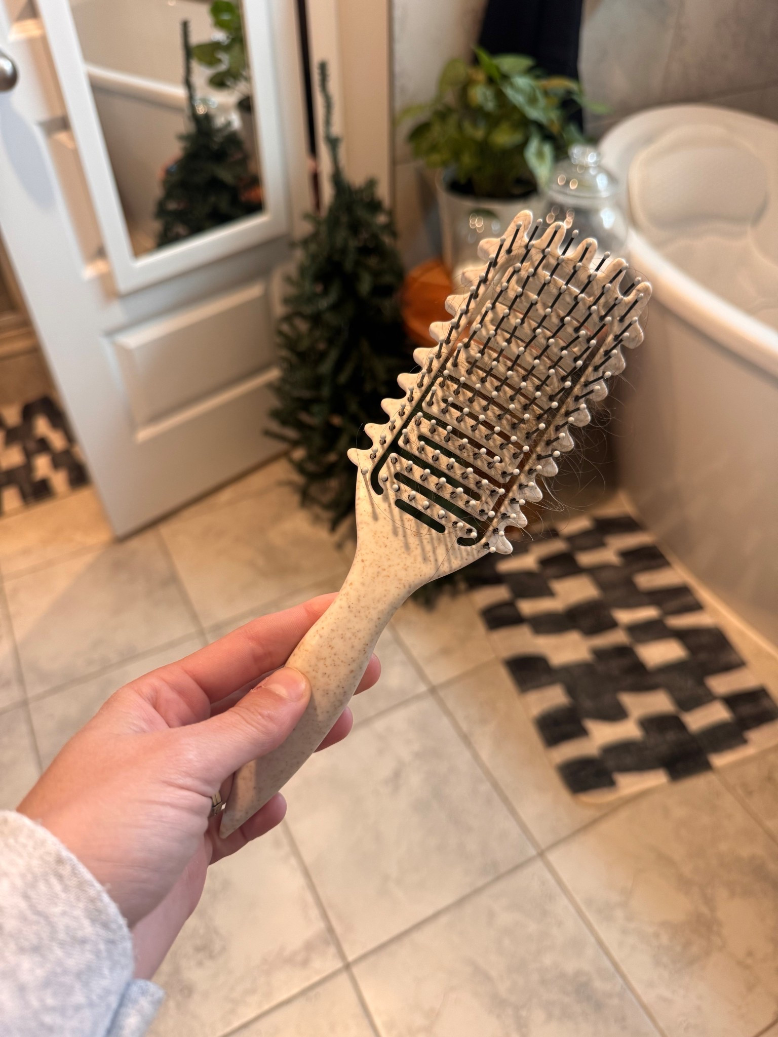If you have curly hair then you need a brush specifically for curly hair! It makes a big difference when styling your hair 