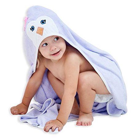 HIPHOP PANDA Bamboo Hooded Baby Towel - Soft Hooded Bath Towel for Babie Toddler Infant Perfect for  | Walmart (US)