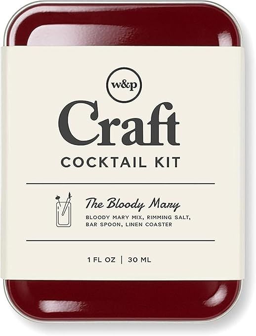 W&P Craft Bloody Mary Cocktail Kit, Mini Portable Carry On Travel Cocktail Kit, 1 Pack | Amazon (US)