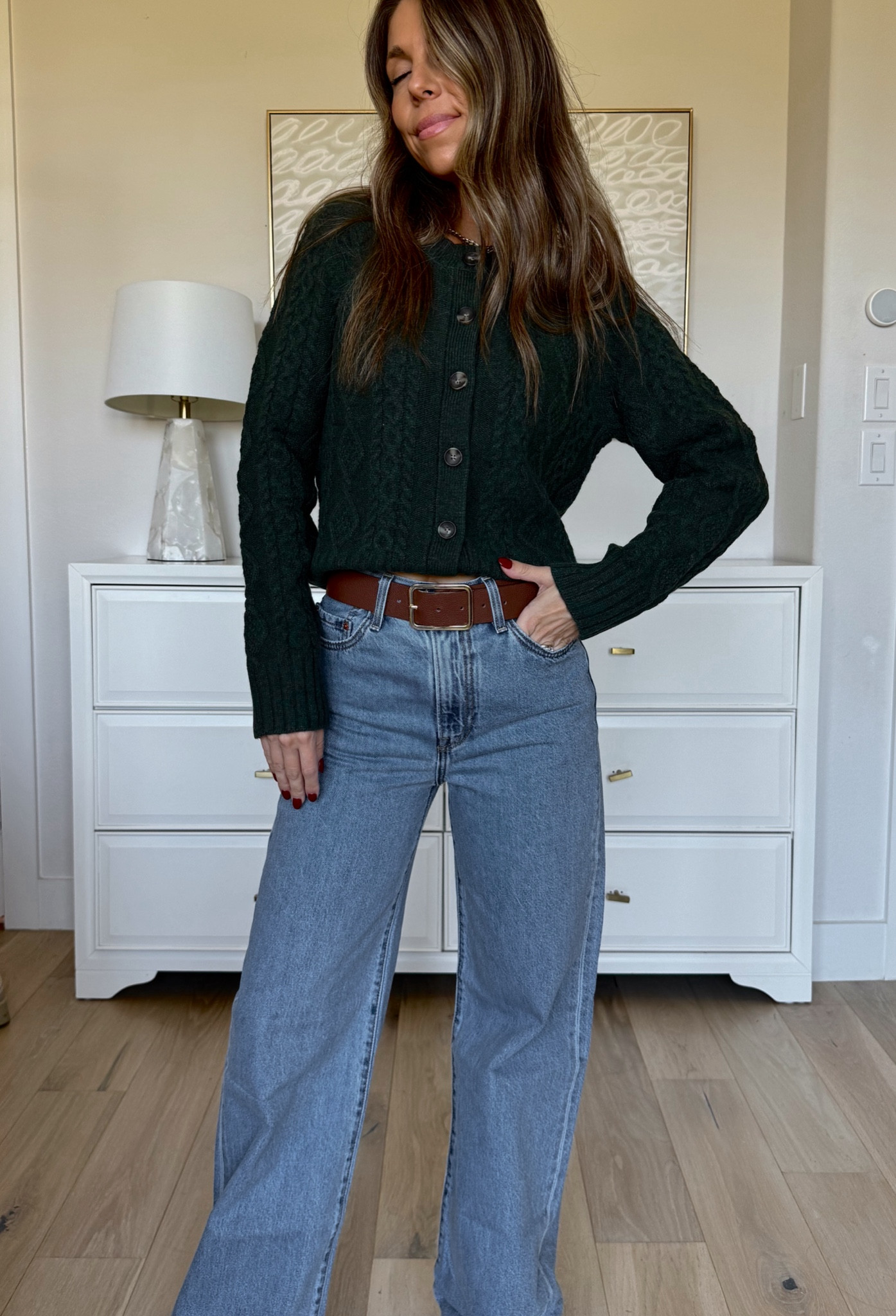 @levis jeans will always be my favorite classic pair of blue jeans!! The ribcage style is my all time favorite and these are it in a wide leg version. I also have in black and they are the perfect fall Jean to wear with boots!! I’m in a size 25. Cardigan is Levi’s too! #LevisLTKPartner #Levis #liketkit @shop.ltk 

#LTKSeasonal #LTKFindsUnder100 #LTKStyleTip