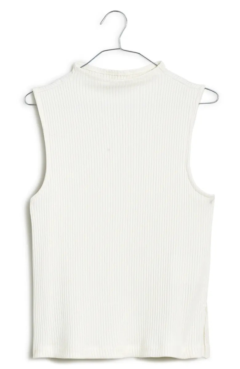 Madewell Side Slit Mock Neck Tank | Nordstrom | Nordstrom