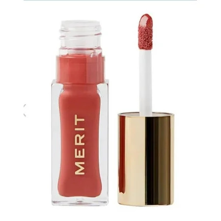 Merit Shade Slick Classics Tinted Lip Oil - Pink Beet (cool pink) 0.23 oz / 7 ml C40 | Walmart (US)