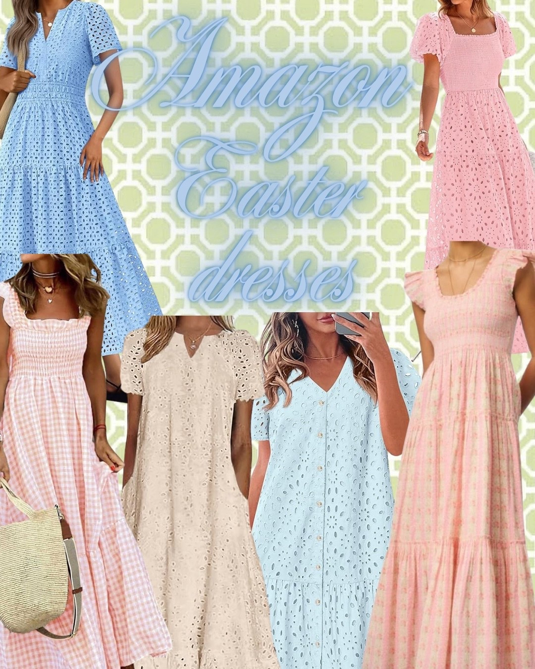 These eyelet dresses can be worn for both spring and Easter. Comfortable and fashionable at the same time. ✨ 

Easter, spring, dresses, eyelet, women’s, Maxi

#LTKmomlife #LTKSeasonal #LTKootd