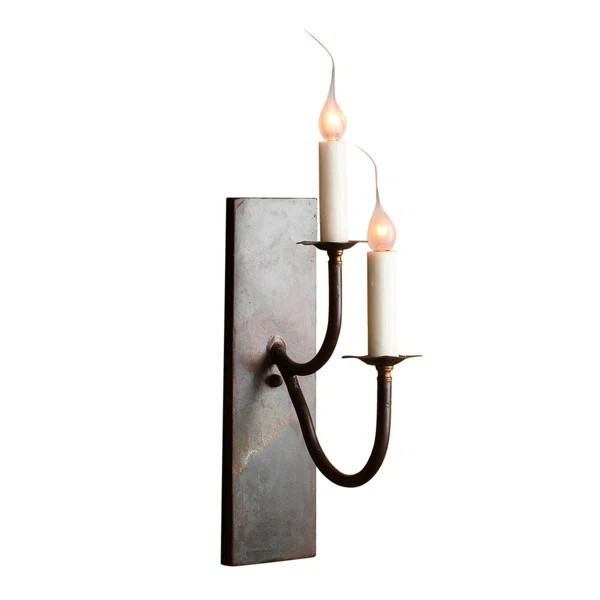 Minimalist Steel Candle Wall Light | Wayfair North America