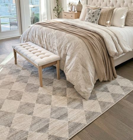 Love this area rug!  Home decor, bedroom decor 
#walmarthome 

#LTKSeasonal #LTKHome #LTKStyleTip