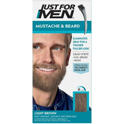 Just For Men Mustache & Beard Light Brown M-26 | Target
