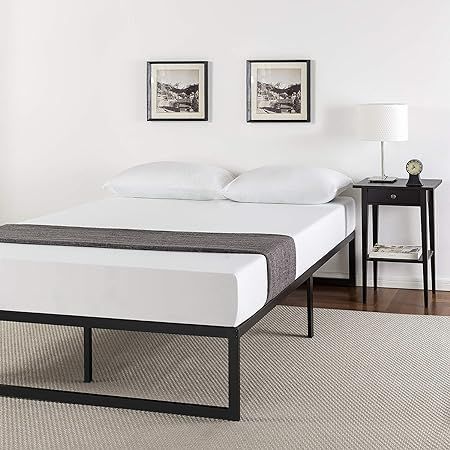 Zinus Abel 14 Inch Metal Platform Bed Frame / Mattress Foundation / No Box Spring Needed / Steel ... | Amazon (US)
