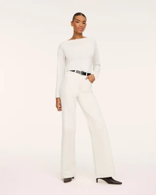 SPANXshape® Authentic 360 Corduroy Wide Leg Jeans | Spanx