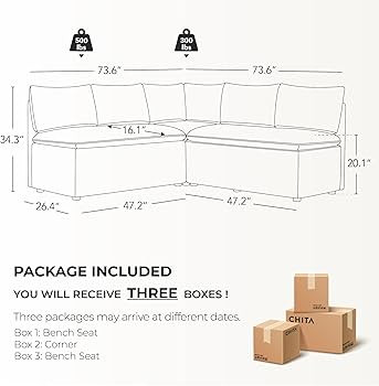 CHITA Breakfast Nook Bench with Storage, Upholstered Dining Bench with Back, Corner Kitchen & Din... | Amazon (US)