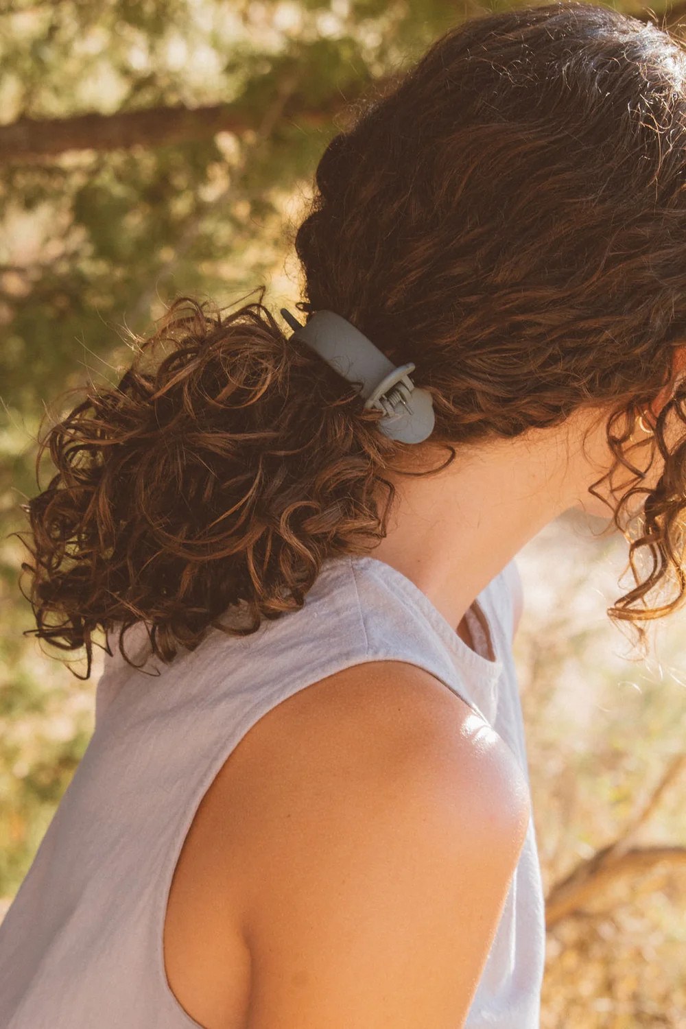 Jumbo Slate Ponytail Claw Clip | Shop Andi