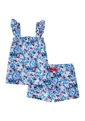 Girls 7-16 Print Woven Set | Belk