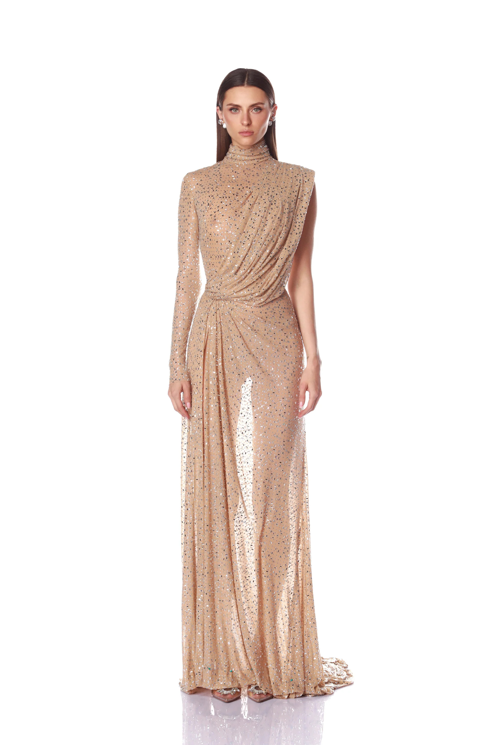 Diana One Shoulder Gown | Bronx and Banco