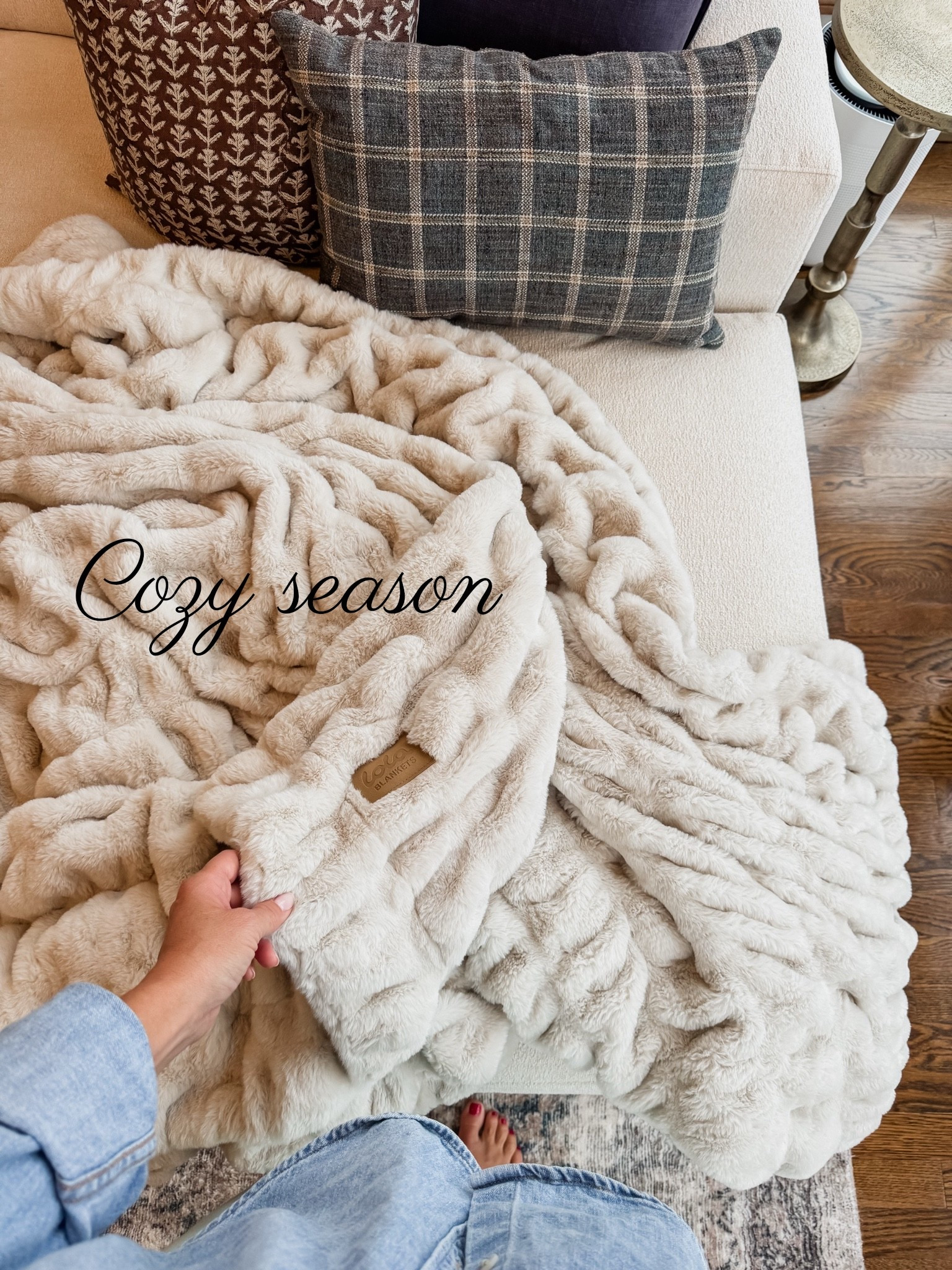 Cozy season is here. Nothing better than this blanket. It’s the top fav in our house. 
Antique ivory. 
SO many new pretty colors and prints.

#LTKHome #LTKSeasonal #LTKmomlife