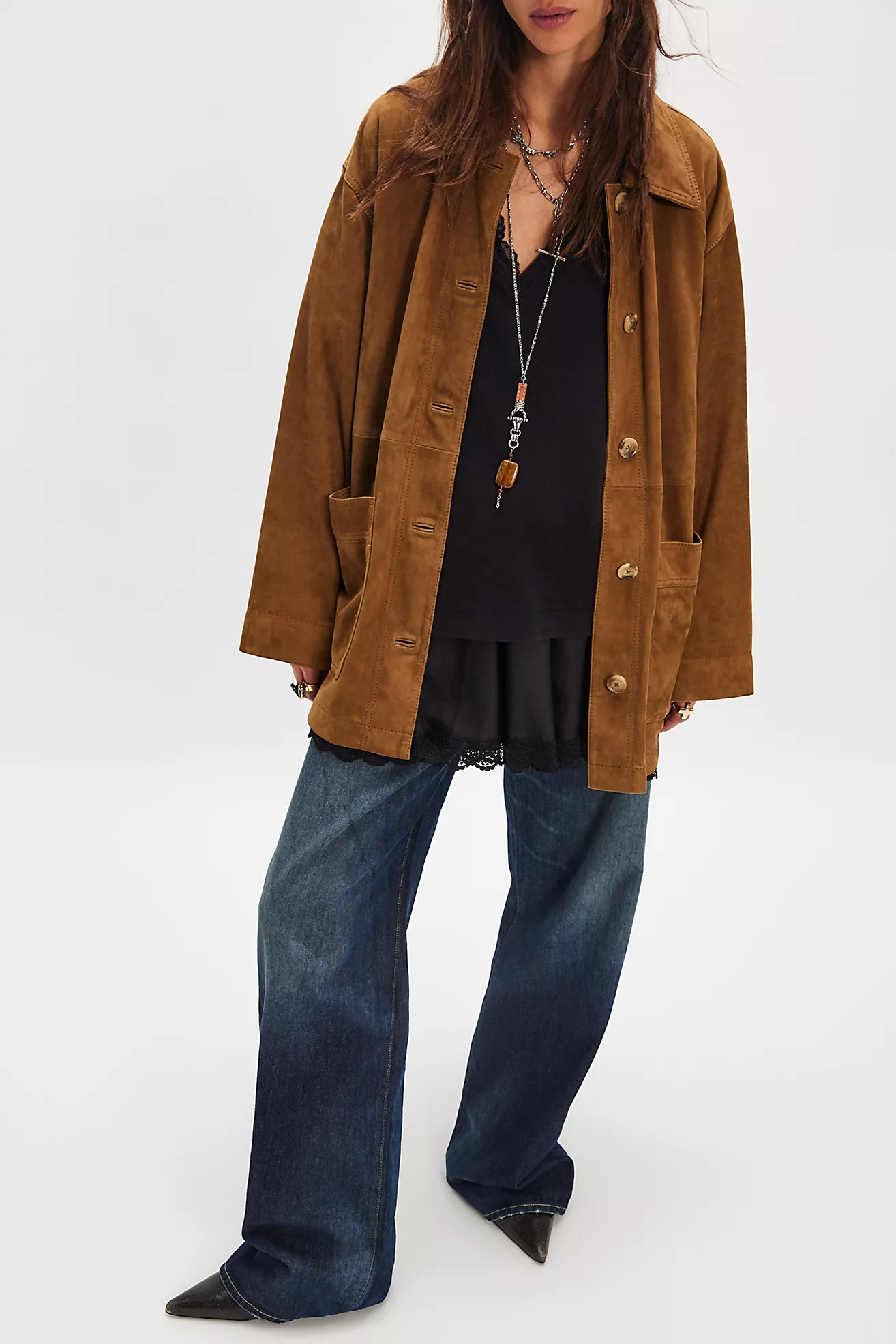 Annalise Suede Jacket | Free People (Global - UK&FR Excluded)