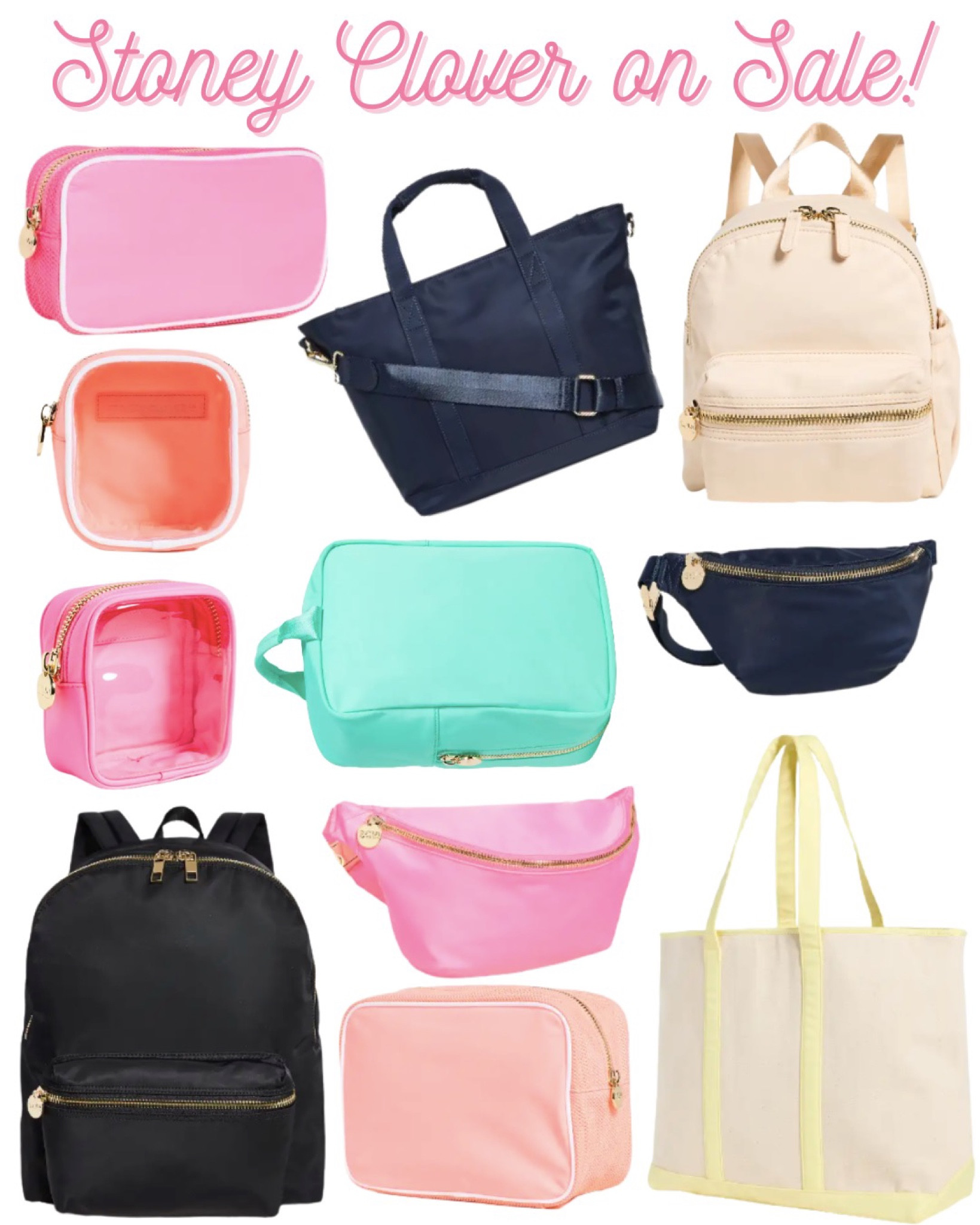 Stoney Clover Lane travel bags and pouches on sale use code FALL20 🍁 mini backpack, travel tote, canvas tote bag, fanny pack, belt bag, cosmetics pouch, Stoney Clover Lane on sale 

#LTKsalealert #LTKtravel #LTKfindsunder100