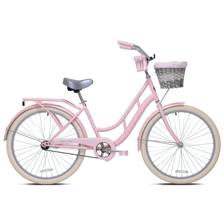 BCA 26 in. Charleston Adult Female Cruiser Bike, Pink | Walmart (US)