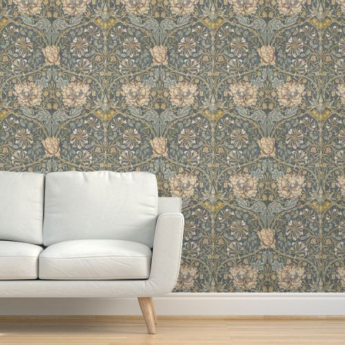 William Morris ~ Honeysuckle | Spoonflower