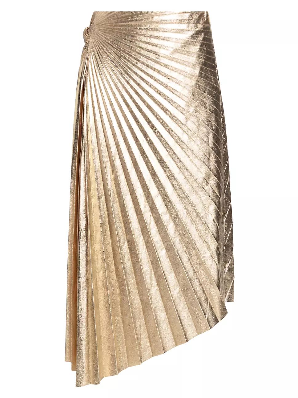 Tori Faux Leather Pleated Asymmetric Skirt | Saks Fifth Avenue (UK)