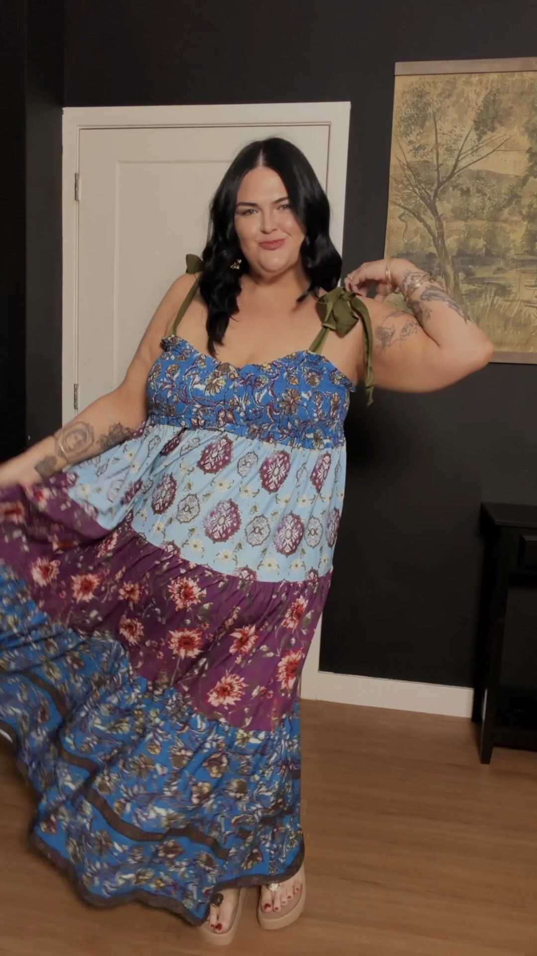 Amazon dress. Wearing size L. Very oversized and lots of room. I am a size 20 and the size L works for me!  Amazon finds. Plus size finds. Midsize finds. Amazon fashion. Boho dress. Summer dress.

#LTKPlusSize #LTKMidsize #LTKSeasonal