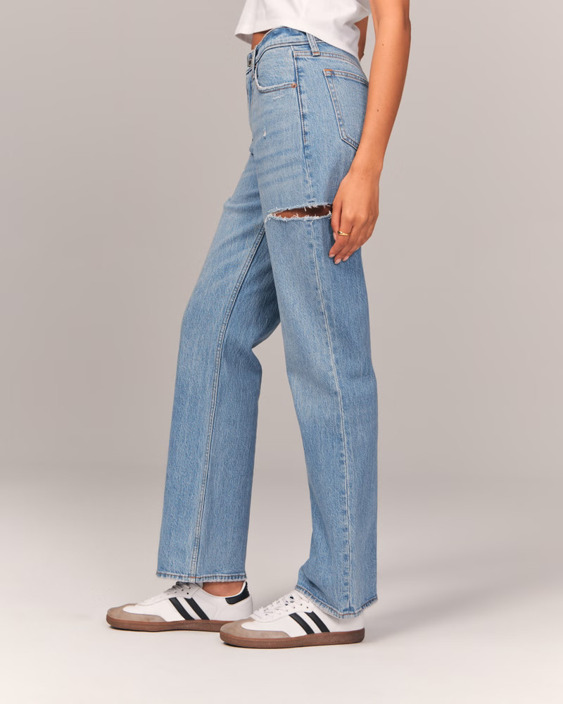 Mid Rise Baggy Jean | Abercrombie & Fitch (US)