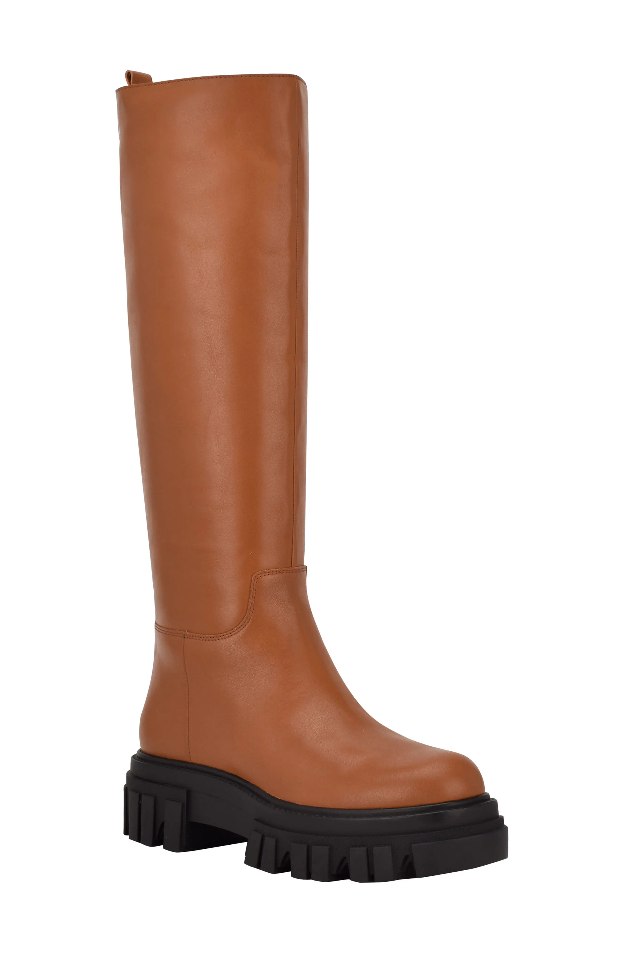 Marc Fisher LTD Malena Boot, Size 9.5 in Medium Natural at Nordstrom | Nordstrom