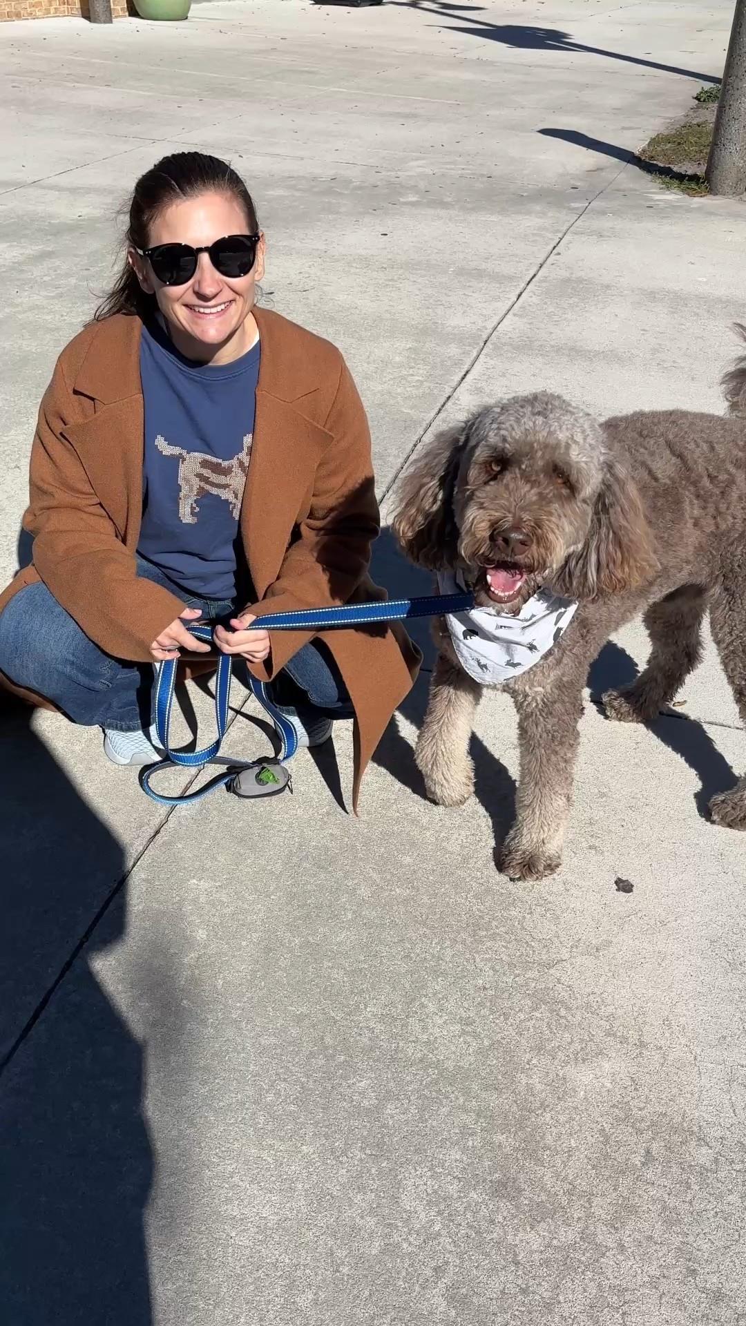 It was a very cold morning at the dog park! My jeans are from Amazon, wide legged for extra comfort and in petite sizing option. Murph's scarf is reversible and snaps and can be embroidered if you want.

#LTKPetite #LTKOver40
