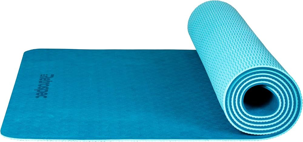 Retrospec Zuma Yoga Mat for Men & Women - Outdoor & Indoor Non Slip Exercise Mat for Hot Yoga, Pi... | Amazon (US)