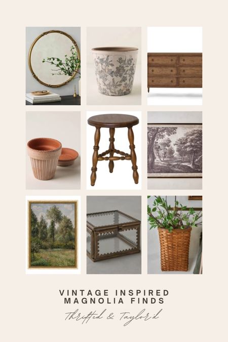 Some new spring vintage inspired home decor pieces from Magnolia that I am in love with. These add warmth, texture, and interest to your space.

#LTKhome