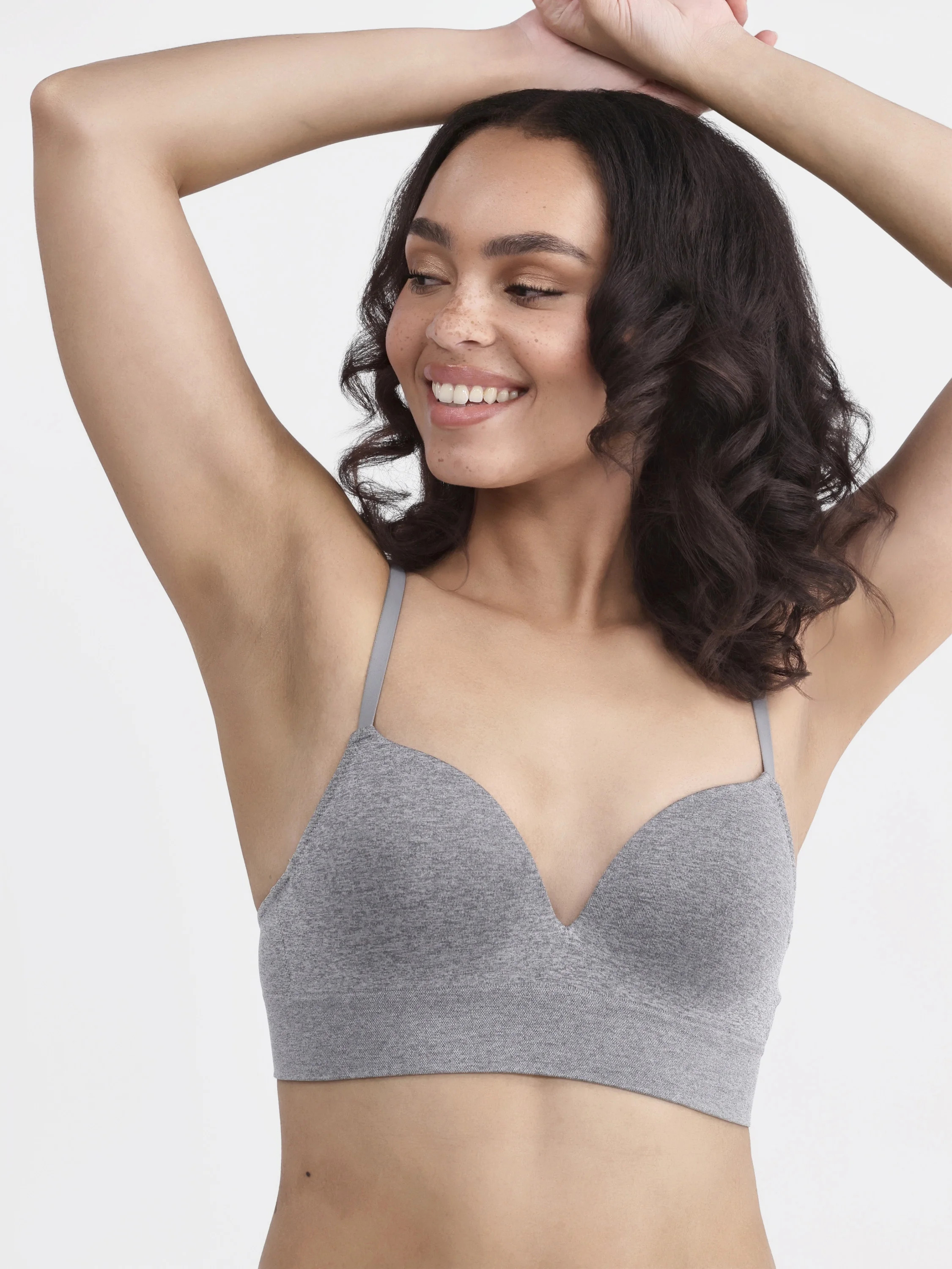 No Boundaries Women's Seamless Wirefree Bra, Sizes XS-XXXL | Walmart (US)