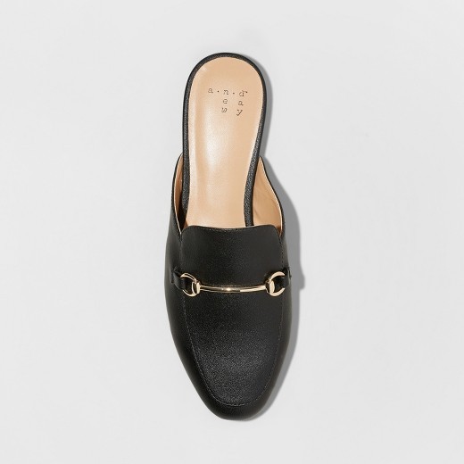 Women's Kona Backless Slip On Loafer Mules - A New Day™ Black | Target
