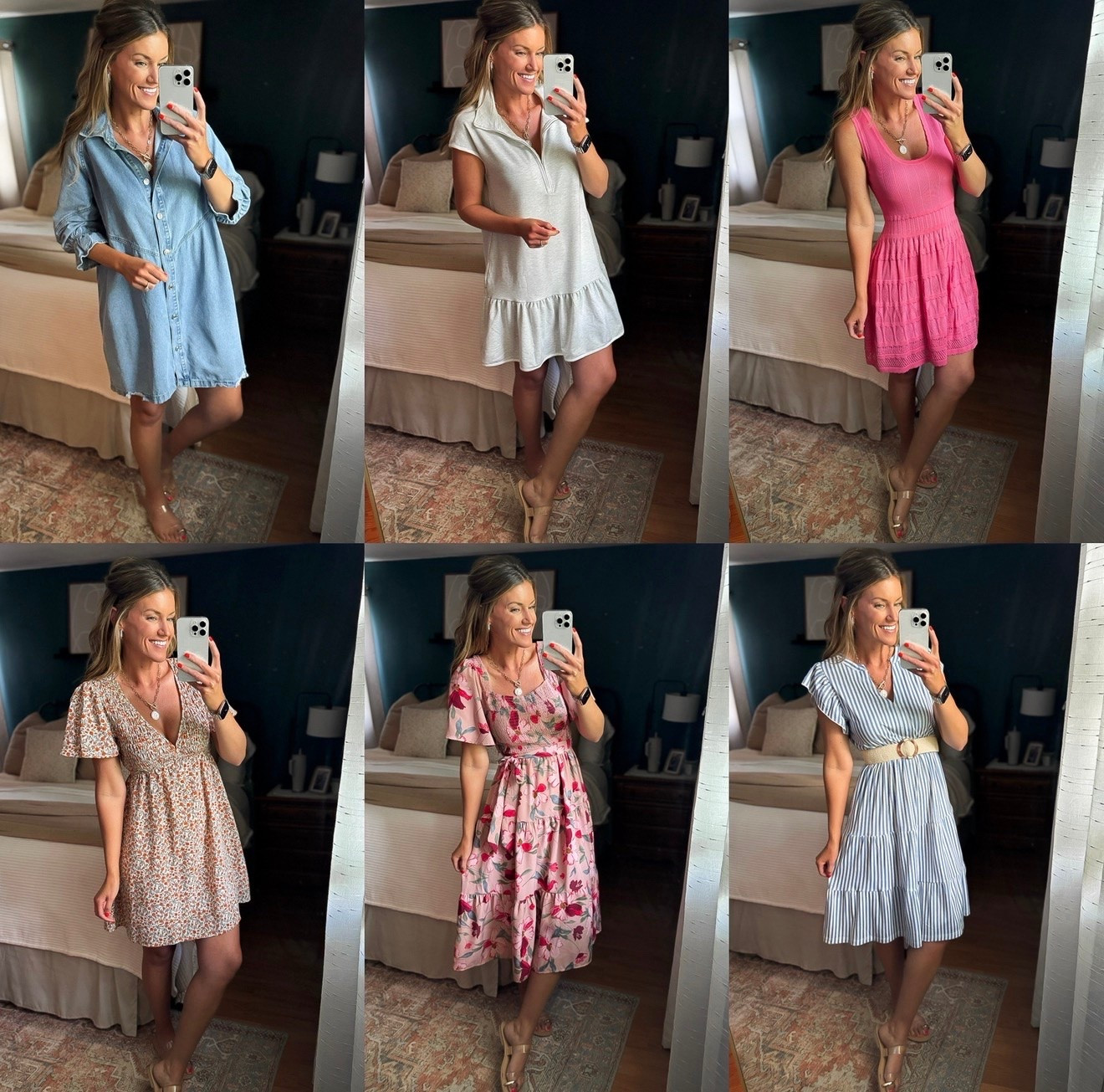 6 Amazon dresses for Summer. Wearing small in all styles

#LTKSeasonal #LTKOver40