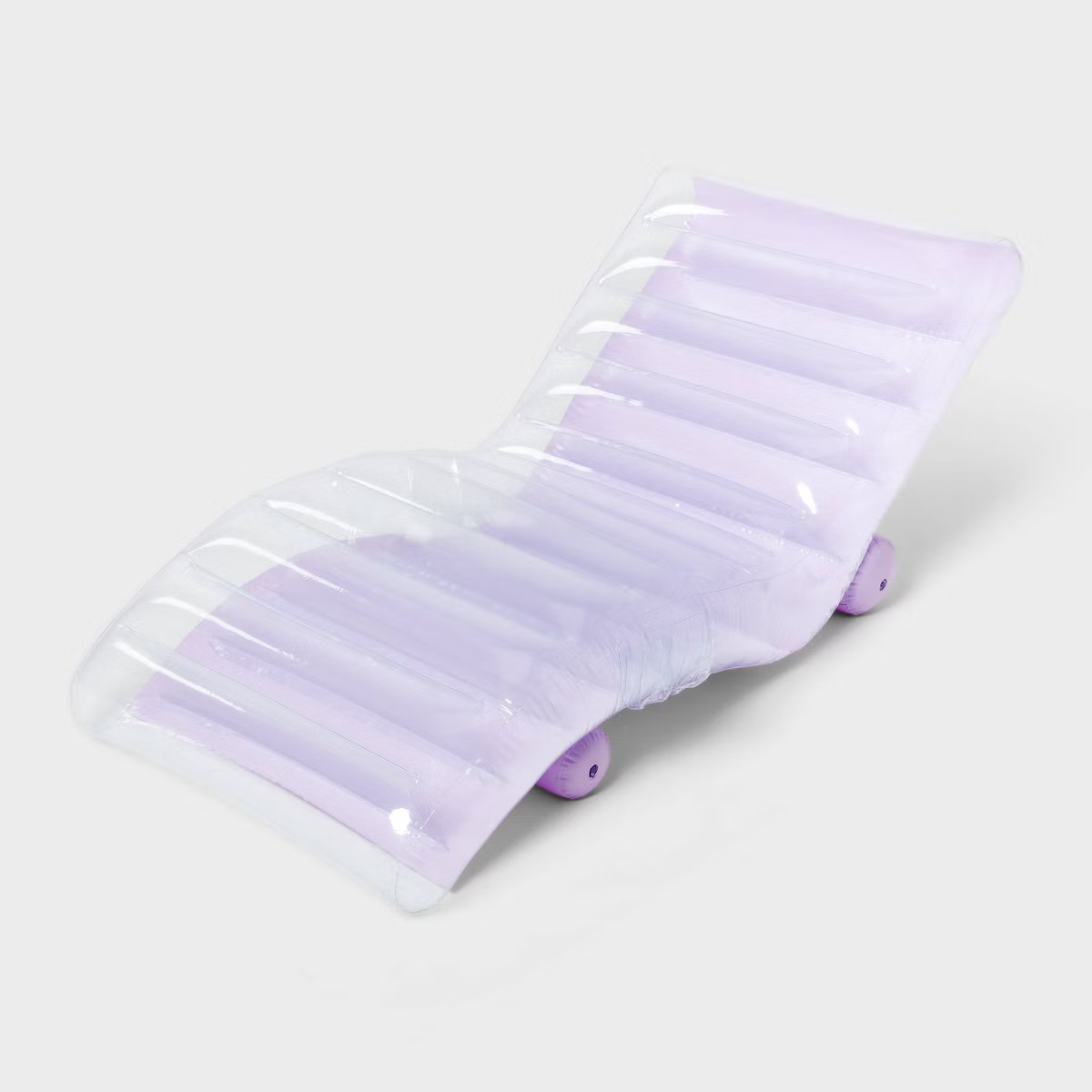 Chaise Lounge Solid Water Floats and Inflatables - Sun Squad™ Purple | Target