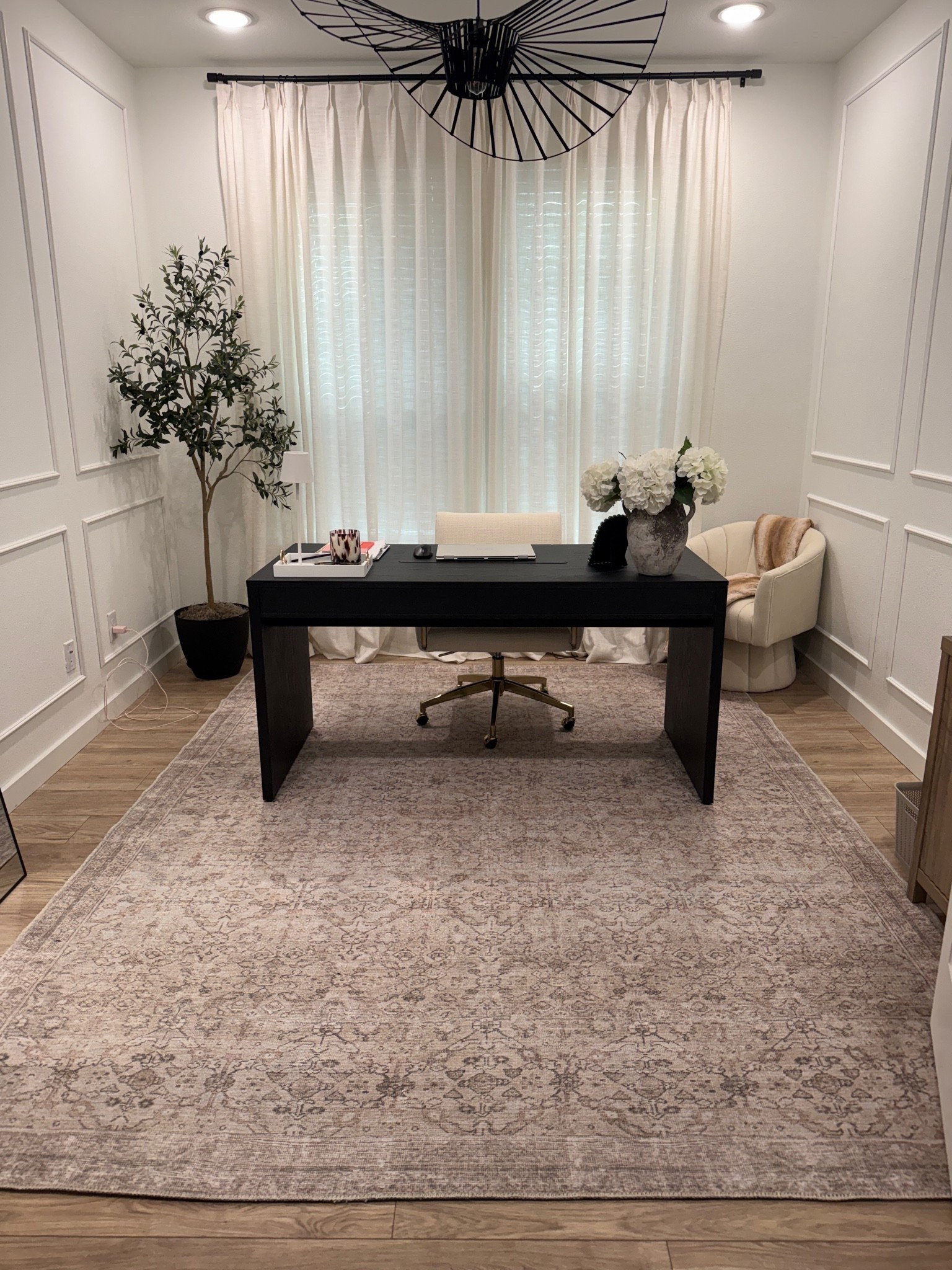 Office details and new rug